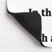 Einige Leute benötigen gerade hohen fünf Mousepad (Ecke)