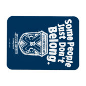 Einige Leute gehören einfach nicht dazu | Caddysha Magnet (Horizontal)