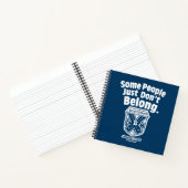 Einige Leute gehören einfach nicht dazu | Caddysha Notizblock (Innenseite)