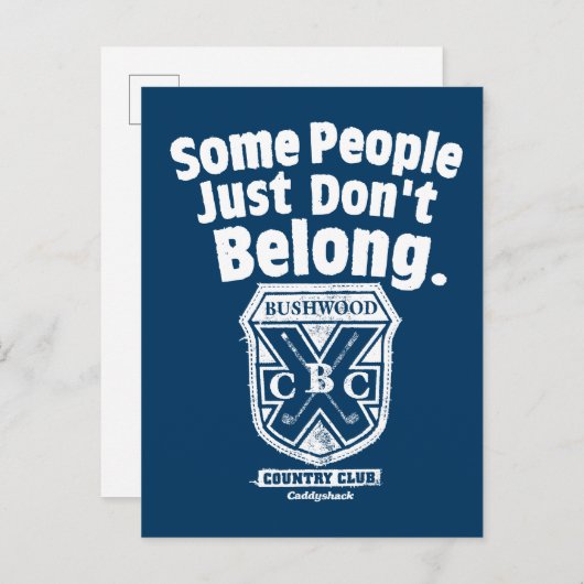 Einige Leute gehören einfach nicht dazu | Caddysha Postkarte (Vorne/Hinten)