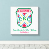 Einige Leute gehören einfach nicht dazu Leinwanddruck (Insitu (Holzboden))