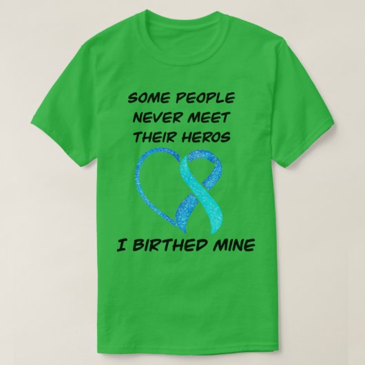 Einige Leute hydrocephalus Awareness Glitzern look T-Shirt (Design vorne)