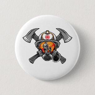 Einige Leute nennen mich einen Feuerwehrmann, den Button