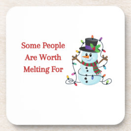 Einige Leute sind es wert, für einen Getränkeuntersetzer