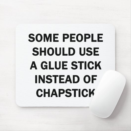 Einige Leute sollten einen Kleber-Stock benutzen Mousepad (Mit Mouse)