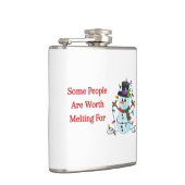 Einige Leute sollten sich auf einen Kolben schmelz Flachmann (Rechts)