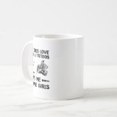 Einige Mädchen Liebe Hockey und Tattoos Ich ich#39 Kaffeetasse (Vorderseite Links)