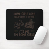 Einige Mädchen Liebe Roller Derby und Tatoo Mousepad (Mit Mouse)