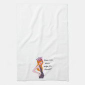 "Einige Männer sind ein Rezept für Desaster!" Kitc Geschirrtuch (Vertikal)