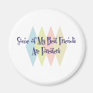 Einige meiner besten Freunde sind Forester Magnet