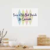 Einige meiner besten Freunde sind Gymnasten Poster (Küche)