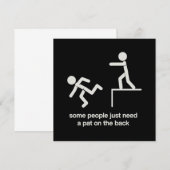 Einige Menschen brauchen einfach nur einen Klaps a Einladung (Vorne/Hinten)