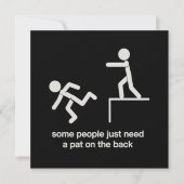 Einige Menschen brauchen einfach nur einen Klaps a Einladung (Vorderseite)