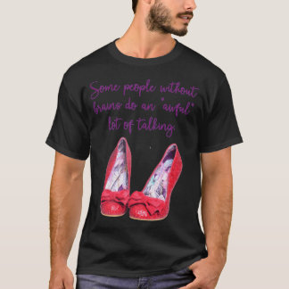 Einige Menschen ohne Hirn reden viel Junge Junge T-Shirt