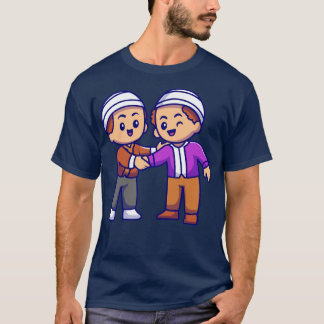 Einige muslimische Männer schütteln den Cartoon1 T-Shirt