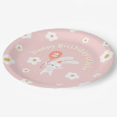 Einige Niedliche Retro-Kindergeburtstag-Party Pappteller (Schrägansicht)