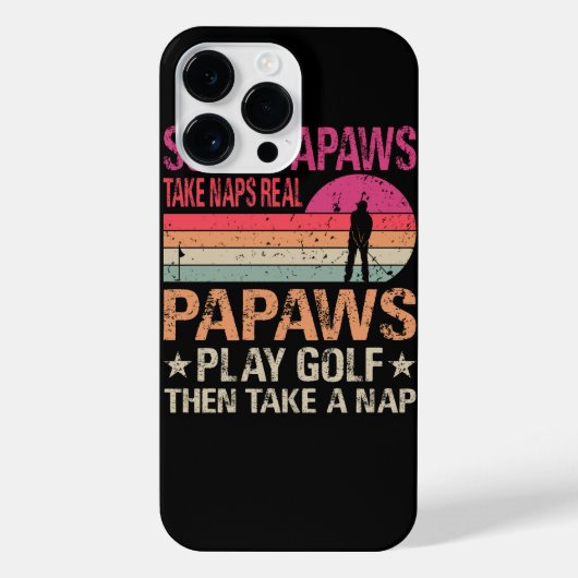 Einige Papaws nehmen Nickerchen Real Papas Golf sp iPhone Hülle (Rückseite)