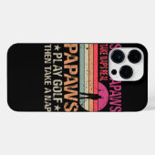 Einige Papaws nehmen Nickerchen Real Papas Golf sp iPhone Hülle (Rückseite (Horizontal))