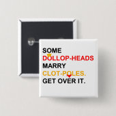 Einige Prinzen Marry Manservants Button (Vorne & Hinten)