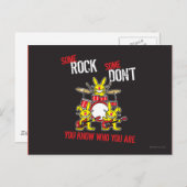 Einige Rock Postkarte (Vorne/Hinten)