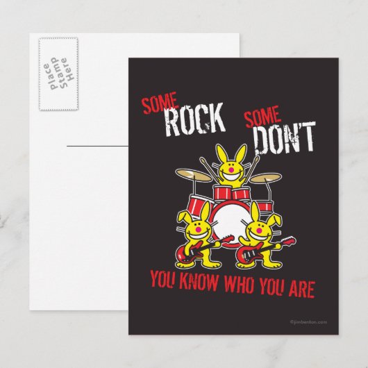Einige Rock Postkarte (Vorne/Hinten)