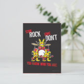 Einige Rock Postkarte (Stehend Vorderseite)