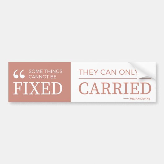 Einige Sachen können nicht örtlich festgelegt sein Autoaufkleber (Vorne)