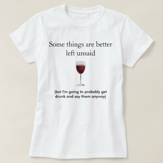 Einige Sachen verbessern links Unsaid - T - Shirt (Design vorne)