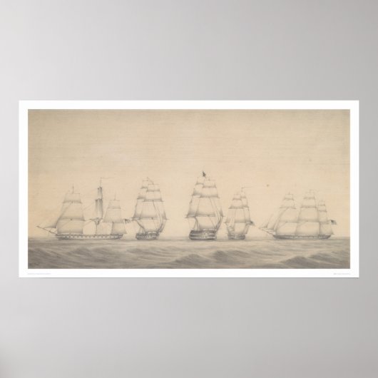 Einige Schiffe der US-Pazifikküste (1346) Poster (Vorne)