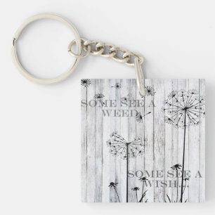 Einige sehen einen gewebten Acrylstoff-Schlüsselan Schlüsselanhänger