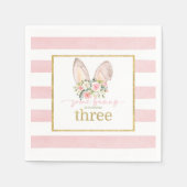 Einige Sonne dreht drei (sonnige Ohren) Serviette (Vorderseite)