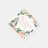 Einige Sonne ist ein erster Blumengeburtstag Serviette (Ecke)