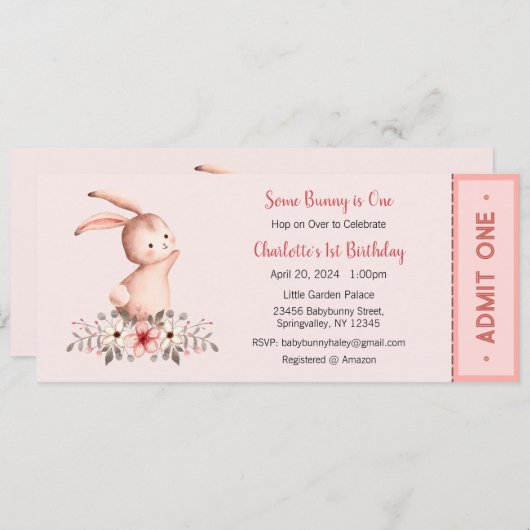 Einige Sonne ist eine Einladung, sonniges Party, 1 Einladung (Vorne/Hinten)