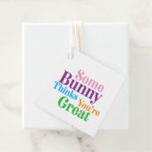 Einige sonnige Gedanken, dass du ein großes Osterg Geschenkanhänger (Beispiel)