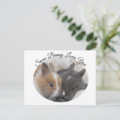 Einige sonnige Lieben Feiertagspostkarte (Stehend Vorderseite)