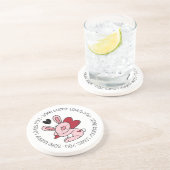 Einige sonnige Lieben Sandstein Untersetzer (Seite)