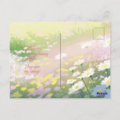 Einige sonnige Lieben Sie Mr. & Mrs. Postkarte (Rückseite)