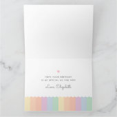 Einige sonnige Lieben Sie Niedlich glücklich Gebur Karte (Innenseite)