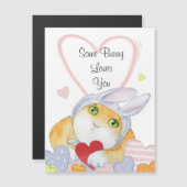 Einige sonnige Lieben Sie Niedlich Wasserfarbe Magnetkarte (Vorne/Hinten)