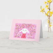 Einige sonnige Lieben Sie Niedlichen Hase I Liebe  Karte (Gelbe Blume)