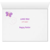 Einige sonnige Lieben Sie Osterkarte (Innenansicht Horizontal (Unten))
