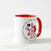 Einige sonnige Lieben Tasse (VorderseiteRechts)