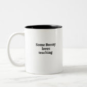 Einige sonnige Lieben unterrichten Zweifarbige Tasse (Links)