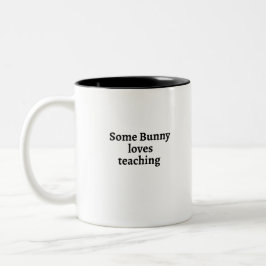 Einige sonnige Lieben unterrichten Zweifarbige Tasse