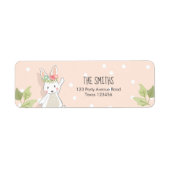 Einige sonnige Rücksendeadressen-Aufkleber Osterpi (Vorne)