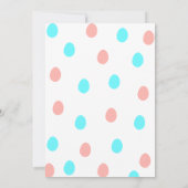 Einige sonnige Special Gender Reveal Party Einladung (Rückseite)