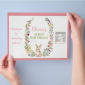 Einige sonnige Wildblume Geburtstag Chip Bag Wrapp Flyer (Hand)