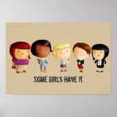 Einige Subkultur-Mädchen Poster (Vorne)