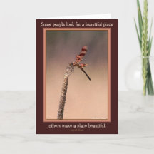 Einige suchen nach einem hübschen Ort, andere mach