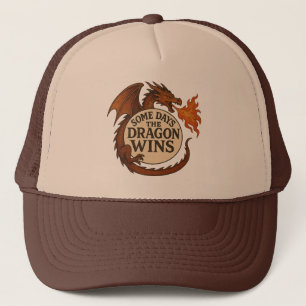 Einige Tage gewinnt der Drache Truckerkappe